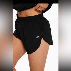 SET ACTIVE Lightweight Nylon Track Shorts